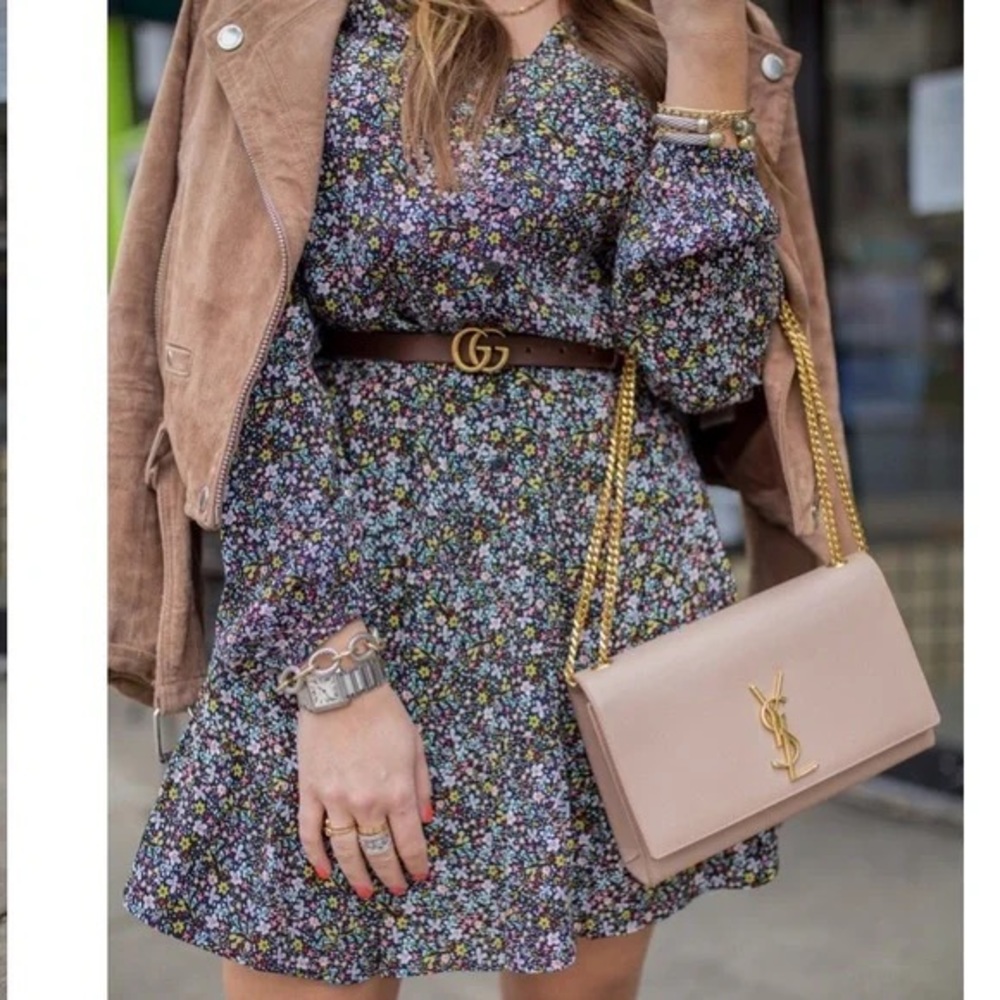 Floral Button Front Flippy Ruffle Shift Dress Lof… - image 8